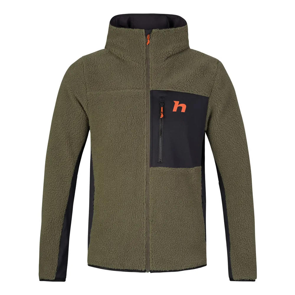 

Флис Hannah Kodiak Hoody full zip, зеленый