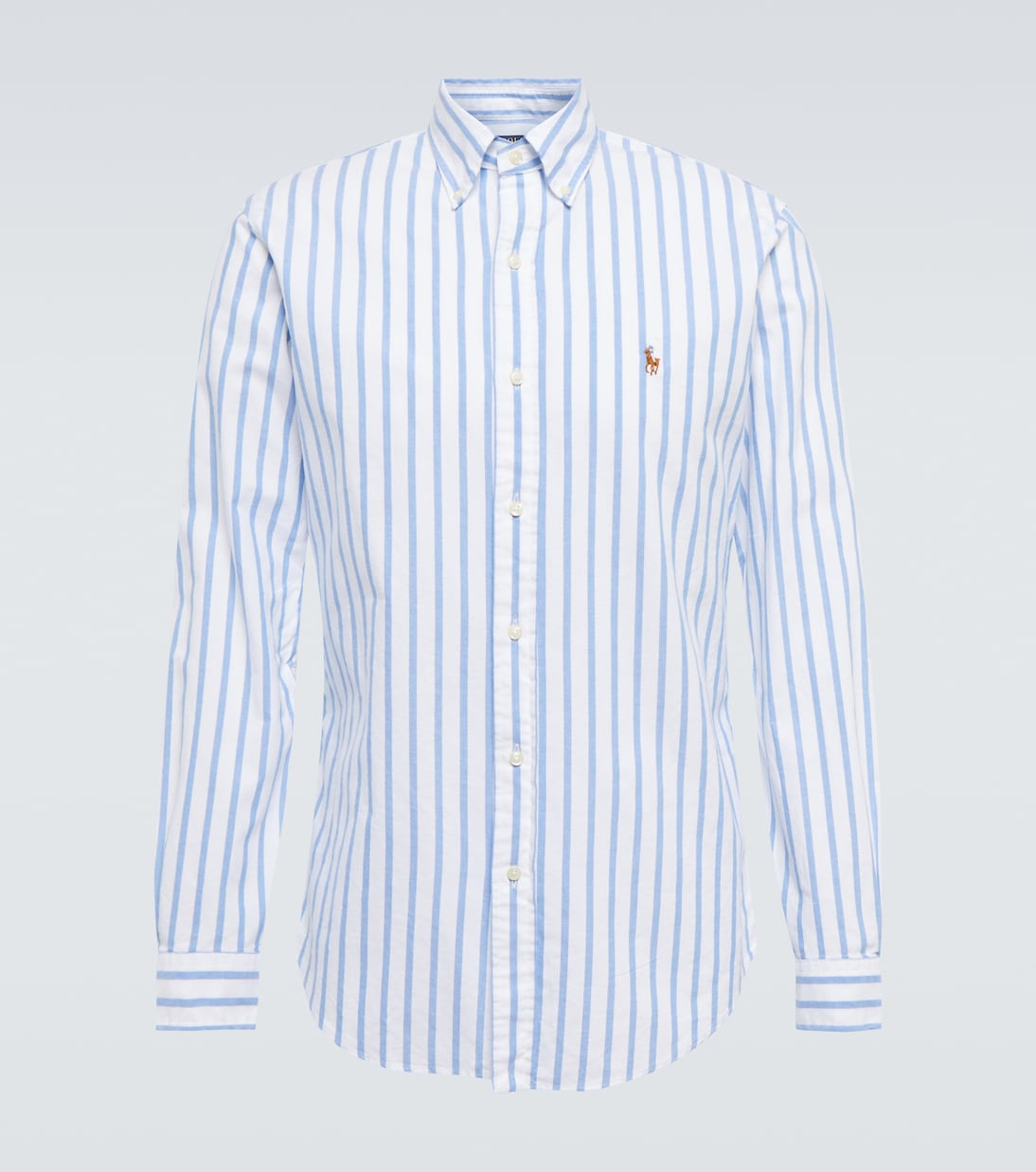 

Полосатая хлопковая рубашка Oxford Polo Ralph Lauren, 5149a Blue/White