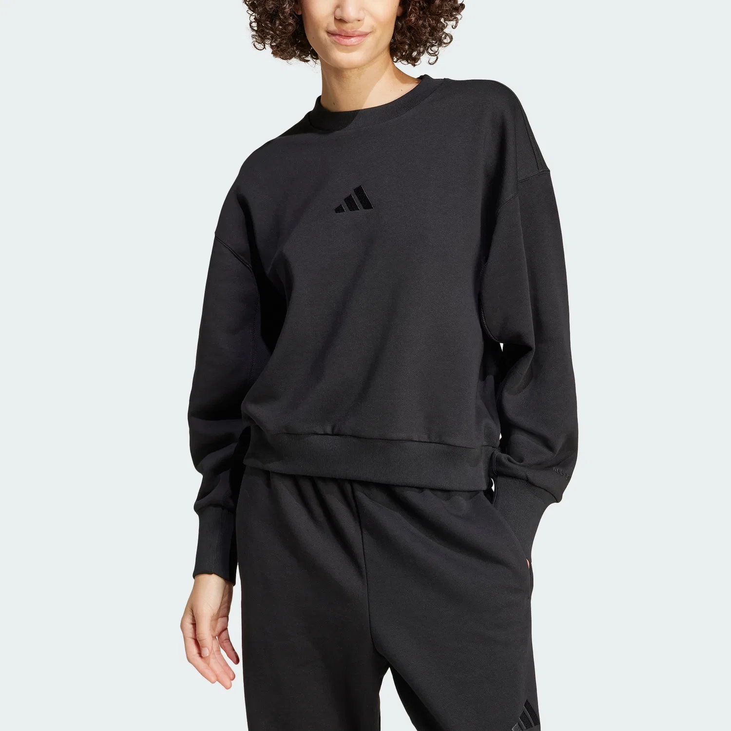 Женский флисовый свитшот All Szn Loose, чёрный, от Adidas