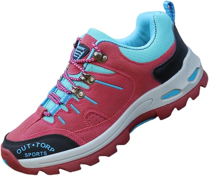 

Мужские походные ботинки Водонепроницаемые Противоскользящие С толстой подошвой Амортизирующие Для треккинга, кемпинга и прогулок Lsmodarise, красный