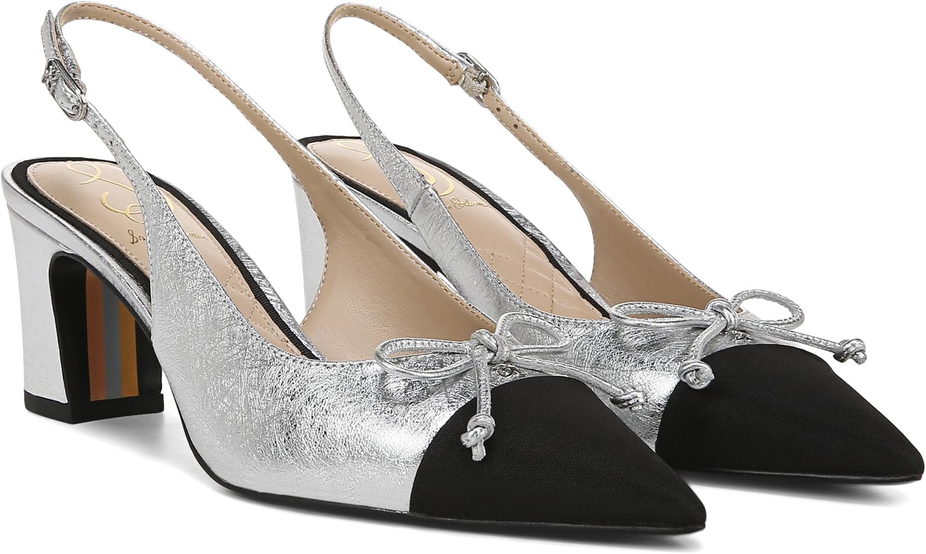 Туфли Sam Edelman Willette, цвет Soft Silver/Black