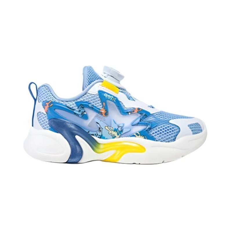 Детские кроссовки PS Low-top Новые Белые/Полумесяц Синие Xtep, синий — фото 2