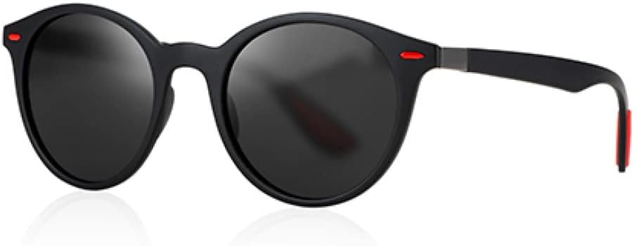 

Классические солнцезащитные очки в стиле ретро с заклепками для мужчин и женщин, поляризованные, для овальной оправы, защита от УФ-излучения UV400 generic, Black Red Nails