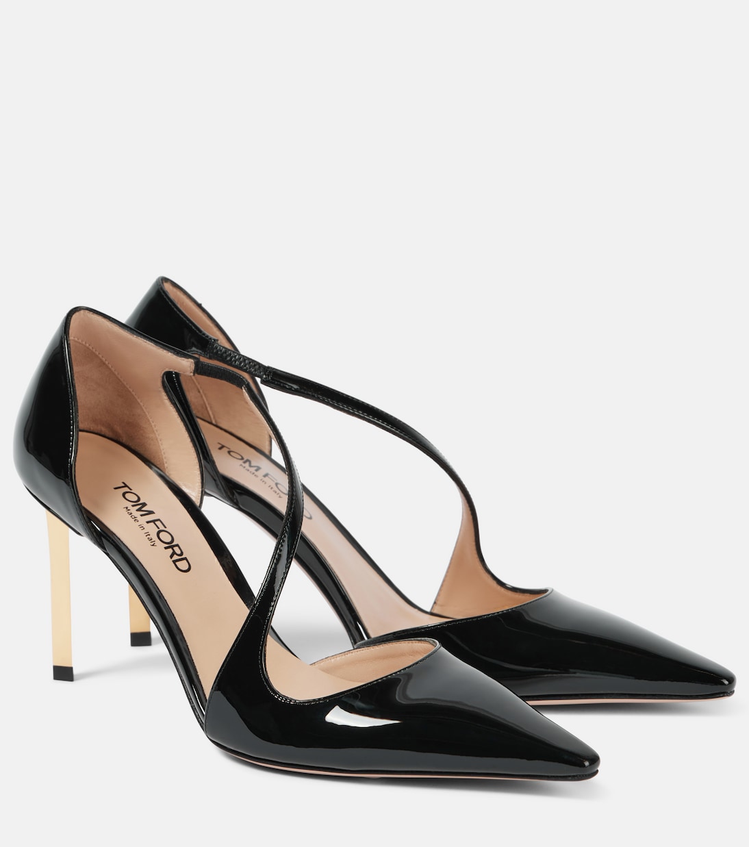 Туфли из лакированной кожи Newton Tom Ford, черный