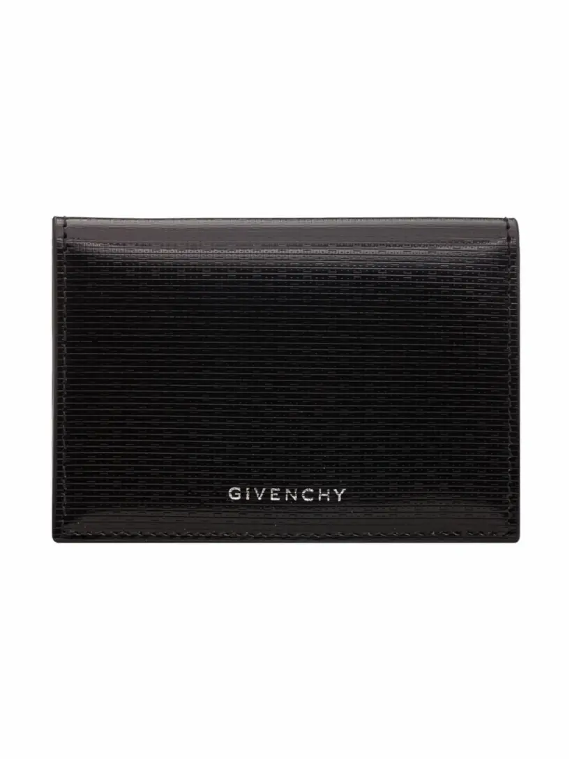 

Кожаное портмоне с логотипом Givenchy, черный
