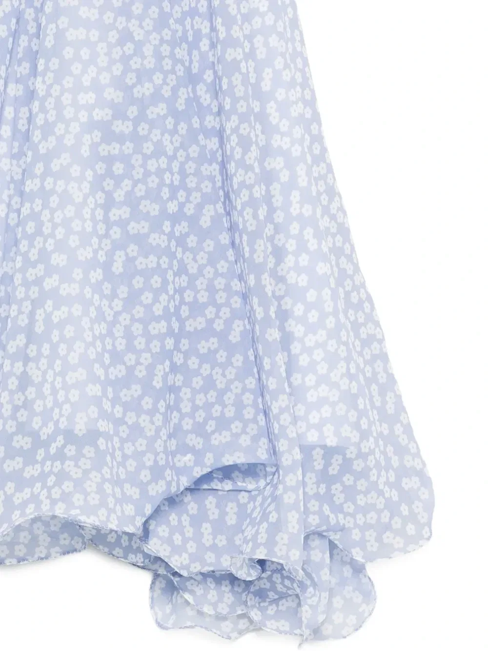 Платье с цветочным принтом Stella McCartney Kids, синий — фото 3