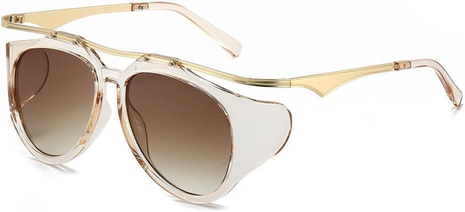 

Модные женские овальные солнцезащитные очки 2025 года с солнцезащитным козырьком для путешествий на открытом воздухе и вождения, обеспечивающие защиту от ультрафиолета PRSTNN, C4