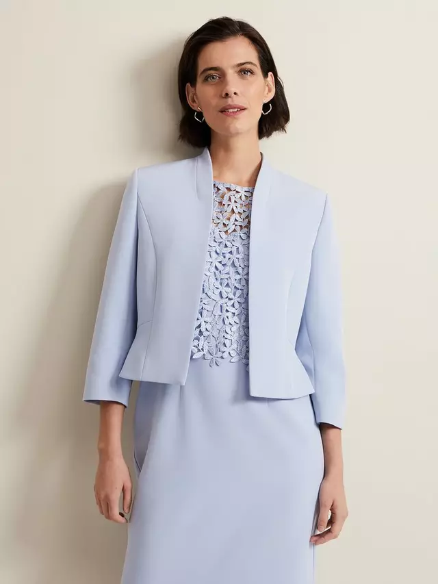 

Куртка Phase Eight Daisy Fitted Peplum, цвет pale blue