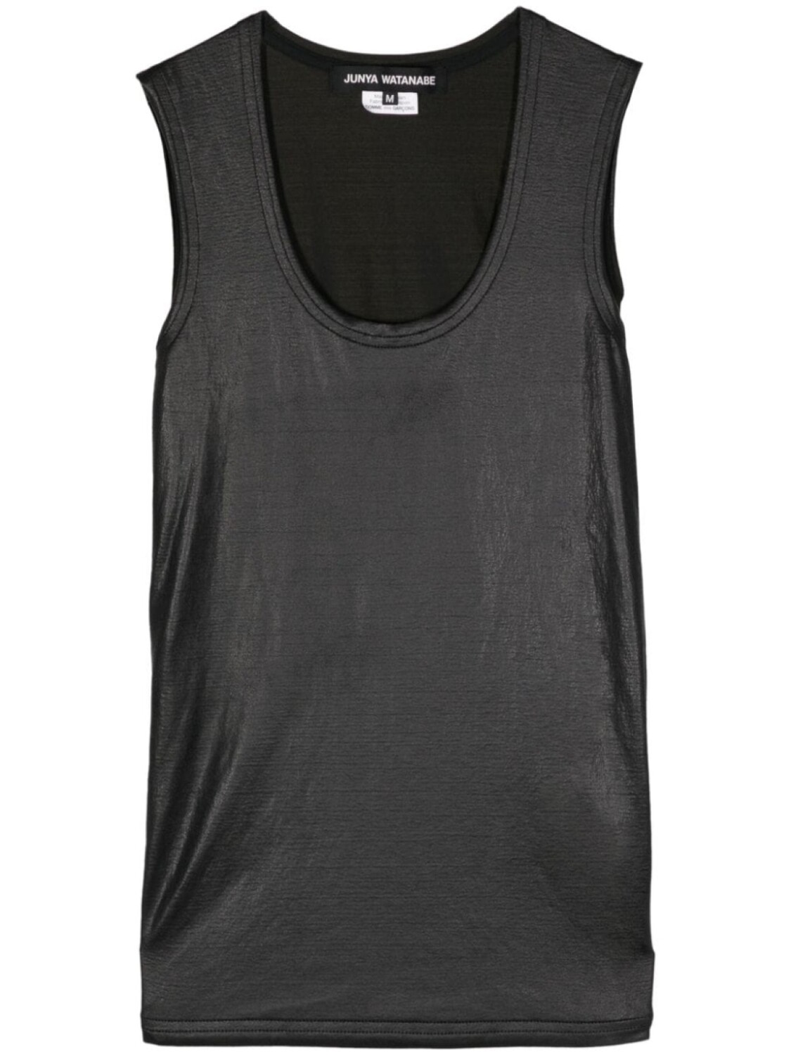 

Junya Watanabe scoop-neck tank top, черный