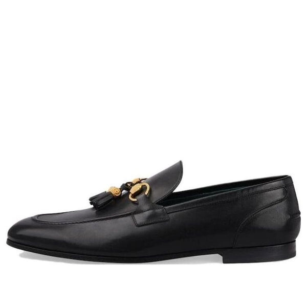 

Кроссовки jordaan loafer 'black' Gucci, черный