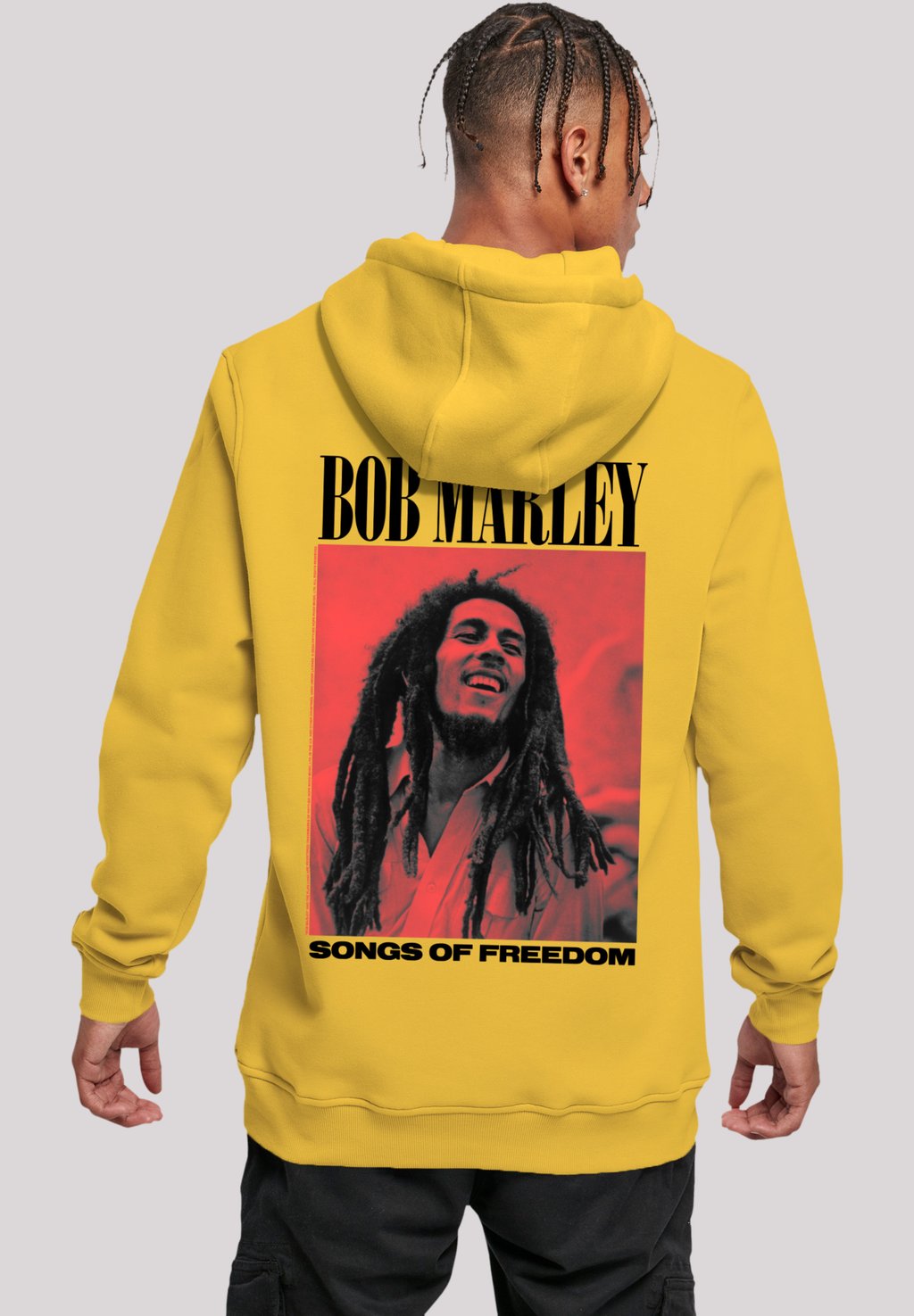 

Толстовка BOB MARLEY SONGS OF FREEDOM REGGAE MUSIC - Hoodie F4NT4STIC, желтый