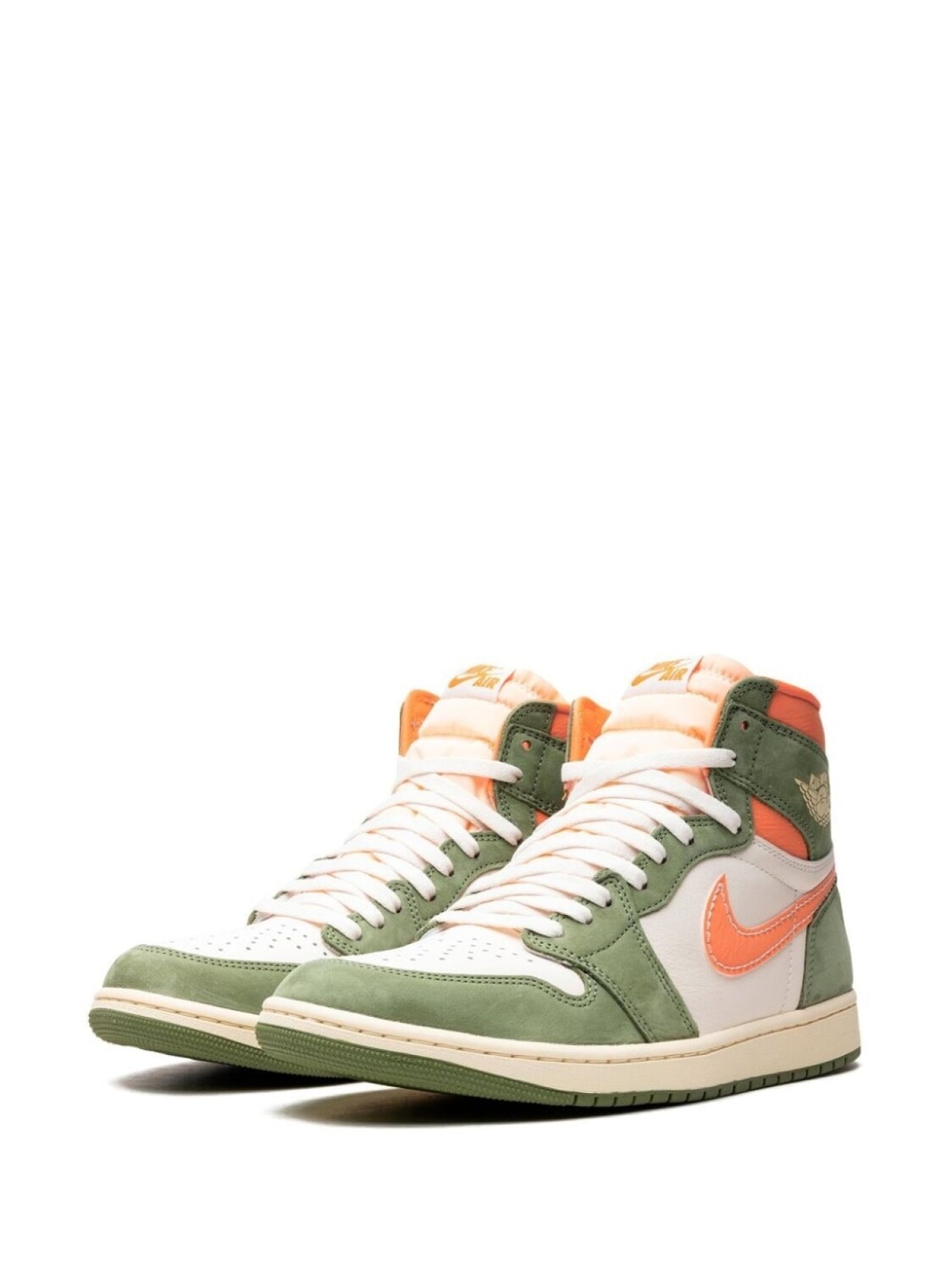 Кроссовки Air 1 High OG Celadon Jordan, зеленый — фото 3