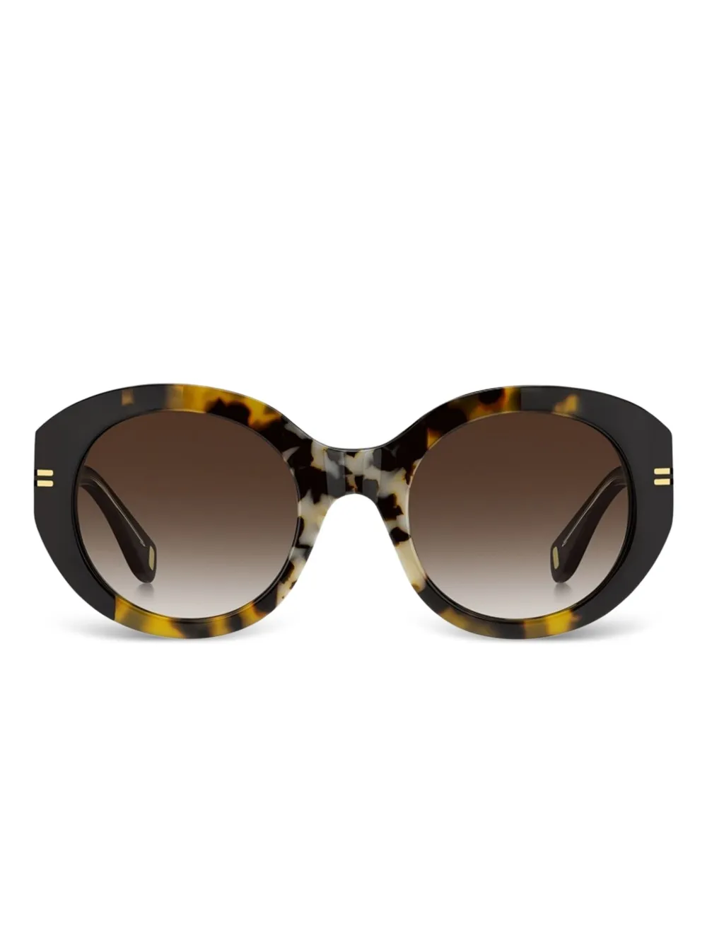 

Солнцезащитные очки в черепаховой оправе Marc Jacobs Eyewear, черный