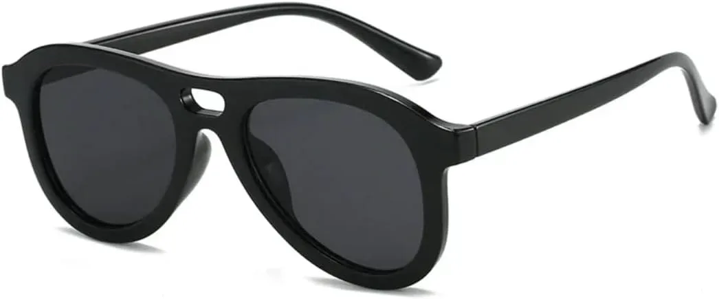 

Солнцезащитные очки с защитой UV400 | Двойные перемычки, цветные линзы | Для женщин и мужчин, для занятий спортом на открытом воздухе и вождения DSVIGF, Black Black