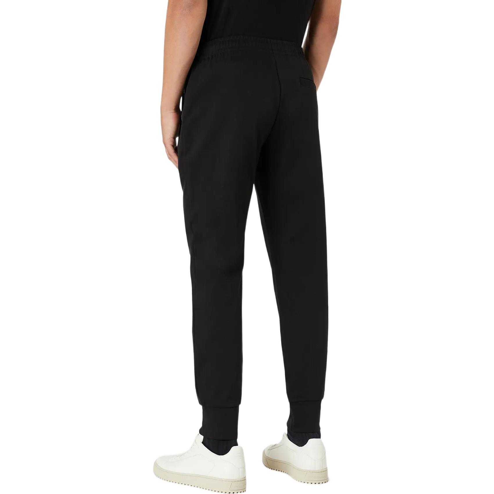 EMPORIO ARMANI ФВ22 Вязаные спортивные штаны мужские черные — фото 4