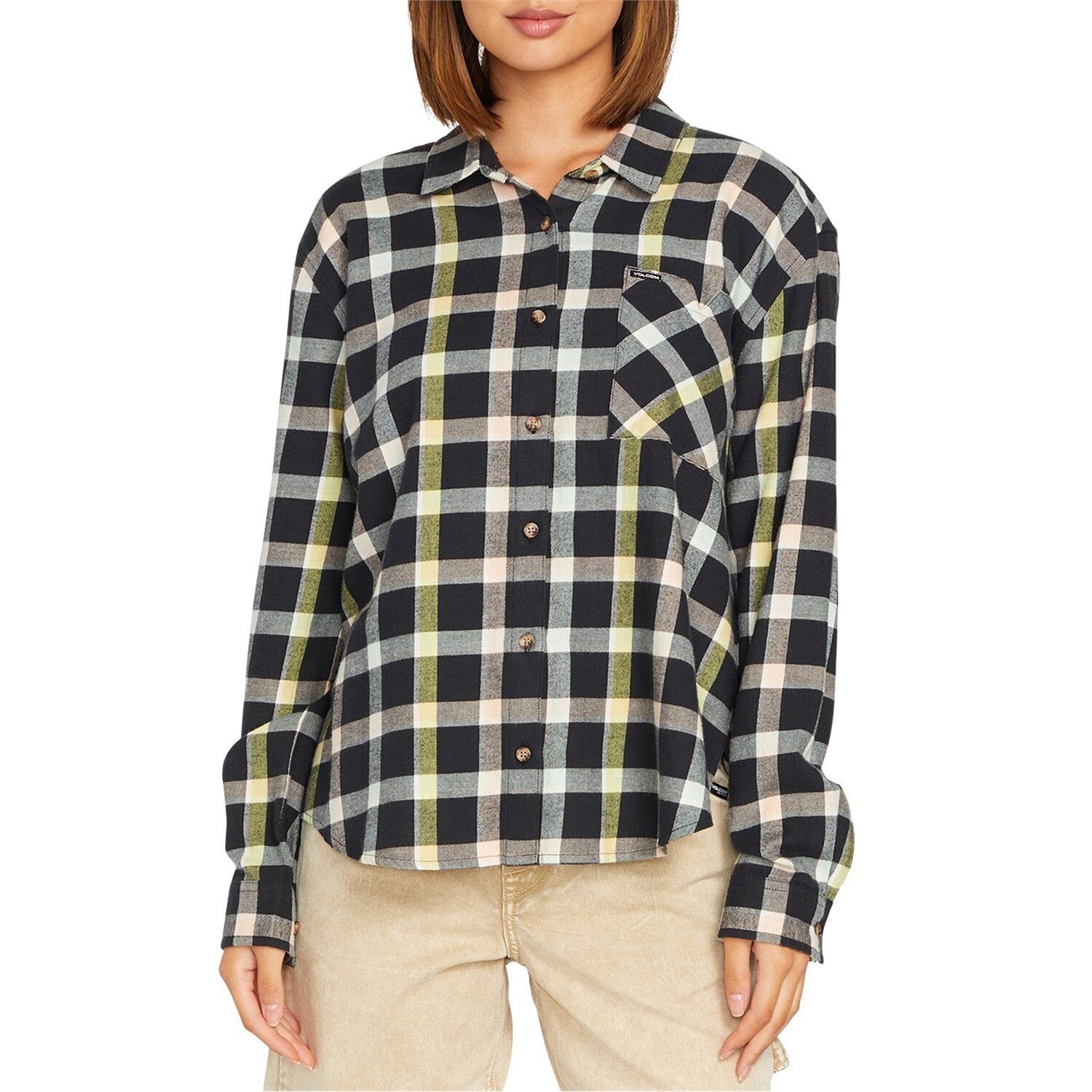 

Рубашка Volcom Plaid To Meet U, мульти
