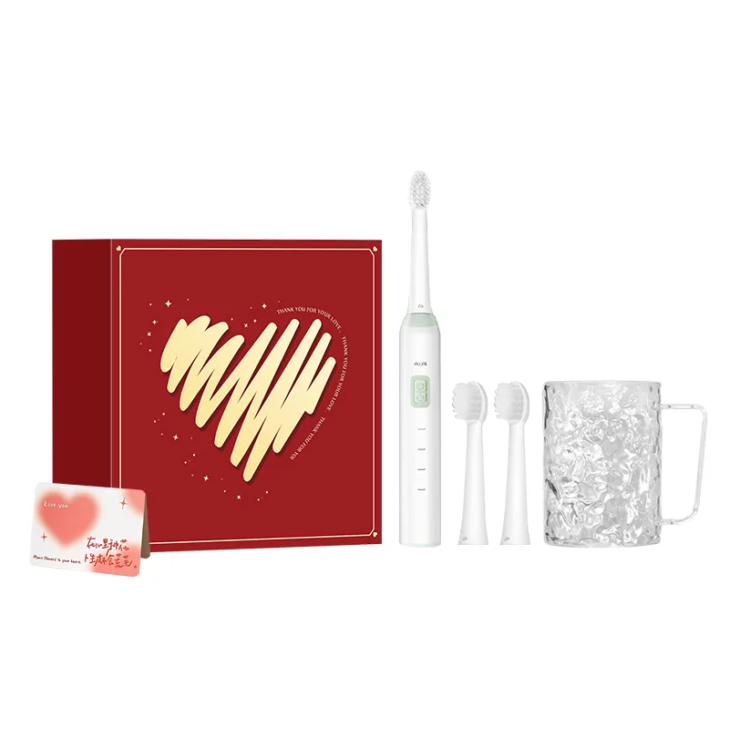Электрическая зубная щетка AUX, A19 White-Radiant Heart Box