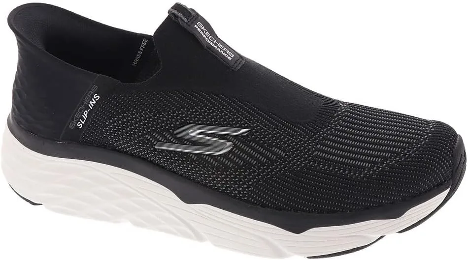 Мужские слипоны Skechers Performance Max Cushioning-Advantageous, белый/черный — фото 2