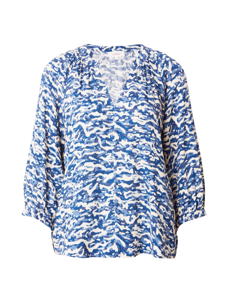 

Блузка с коротким рукавом s.Oliver Blouse, цвет blue/dusty blue/sky blue