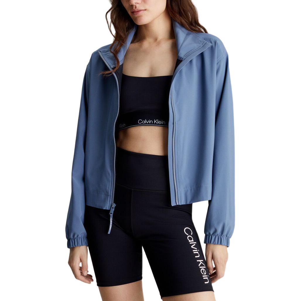 Calvin Klein Куртка женская керамическая голубая, Ceramic Blue — фото 4