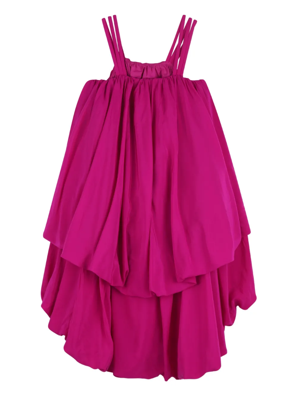 Платье с ярусными бретелями Chloé Kids, фиолетовый — фото 2