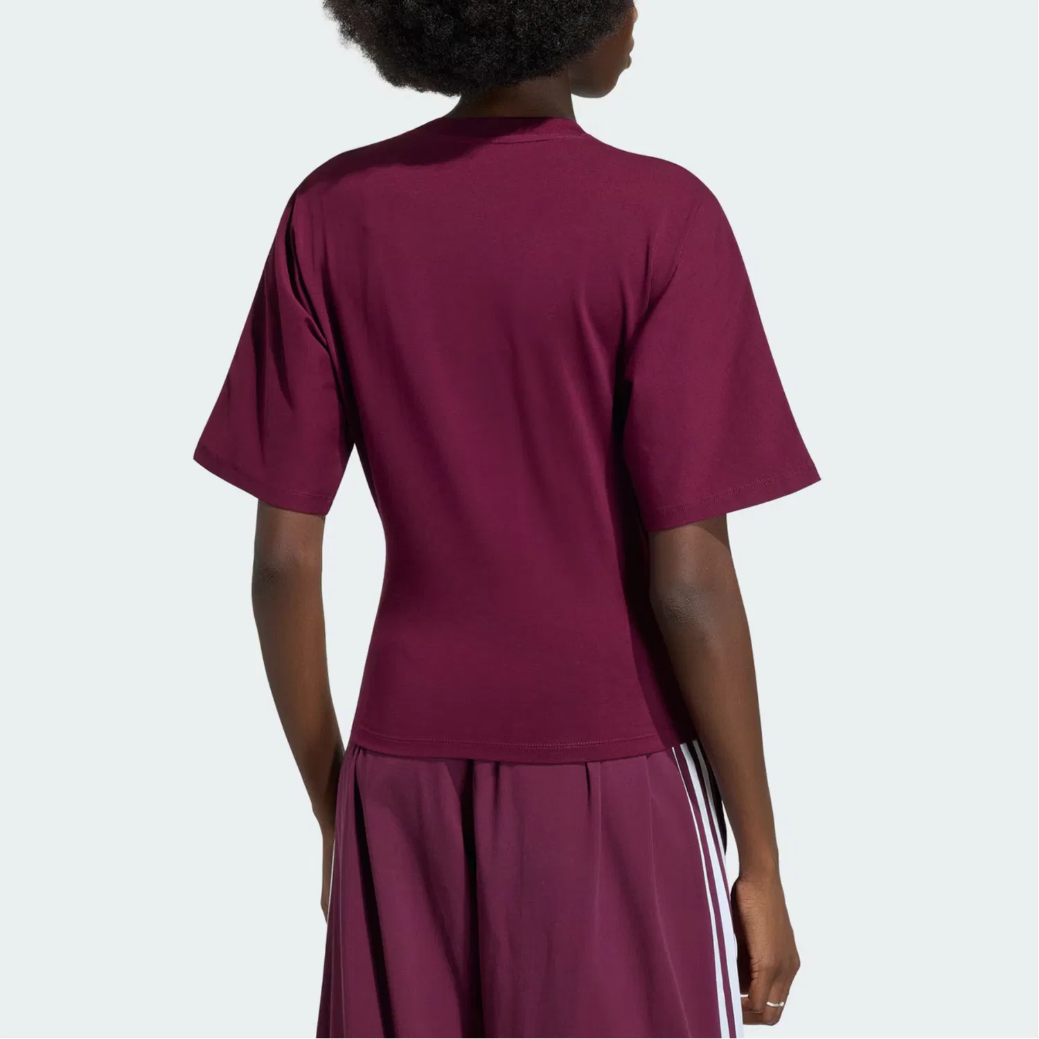 Футболка ADILENIUM женская Adidas Originals, Dark Reddish Purple — фото 4