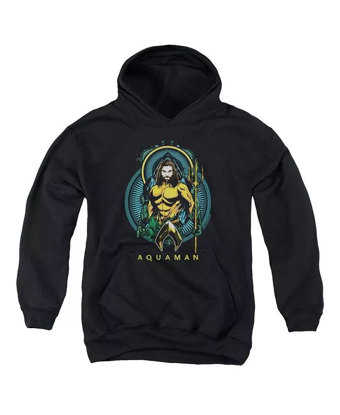 

Толстовка с капюшоном Aquaman Nouveau для мальчиков и девочек Aquaman Movie, черный