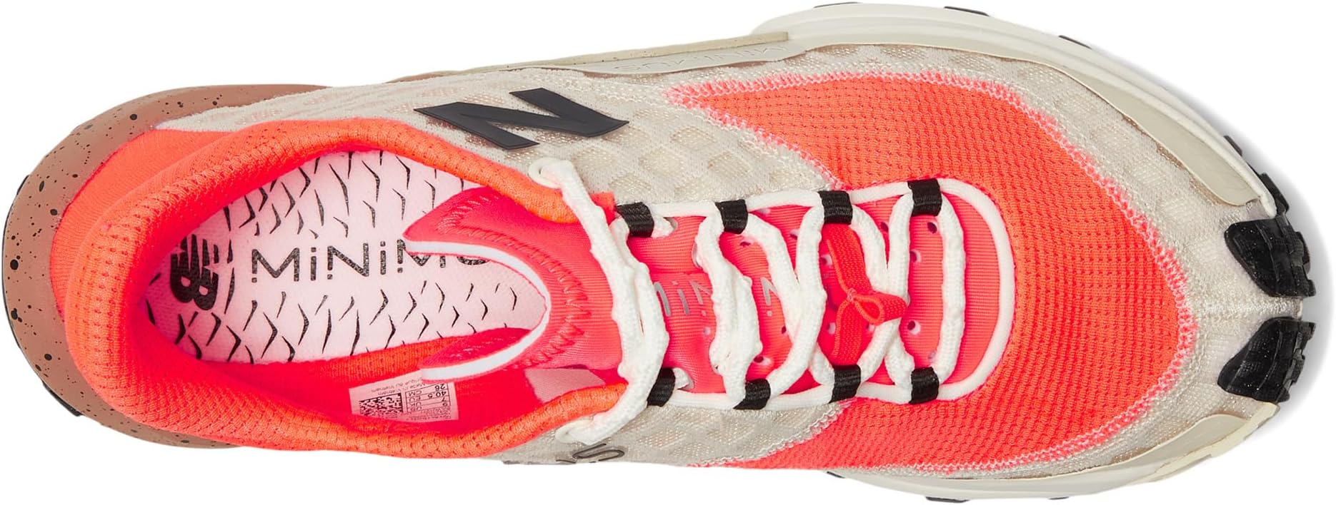 Кроссовки New Balance Minimus Trail, цвет Urgent Red/Linen/Flat Taupe — фото 2