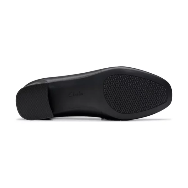 Женские туфли Iridessa Sky на блочном каблуке Clarks, цвет black leather — фото 4