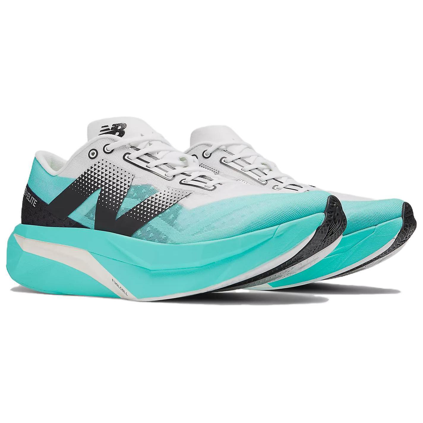 New Balance FuelCell SuperComp Elite V4 Cyber Jade Сине-зелёный — фото 3