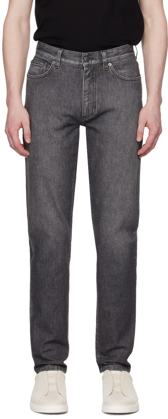 

Серые джинсы Roccia Zegna, цвет Gray