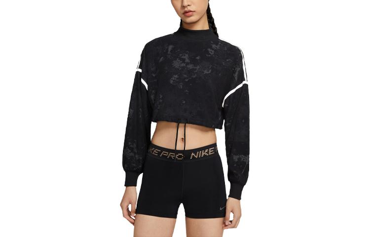 Короткое пальто женское Nike черный/темный дымчато-серый/светоотражающий черный — фото 2