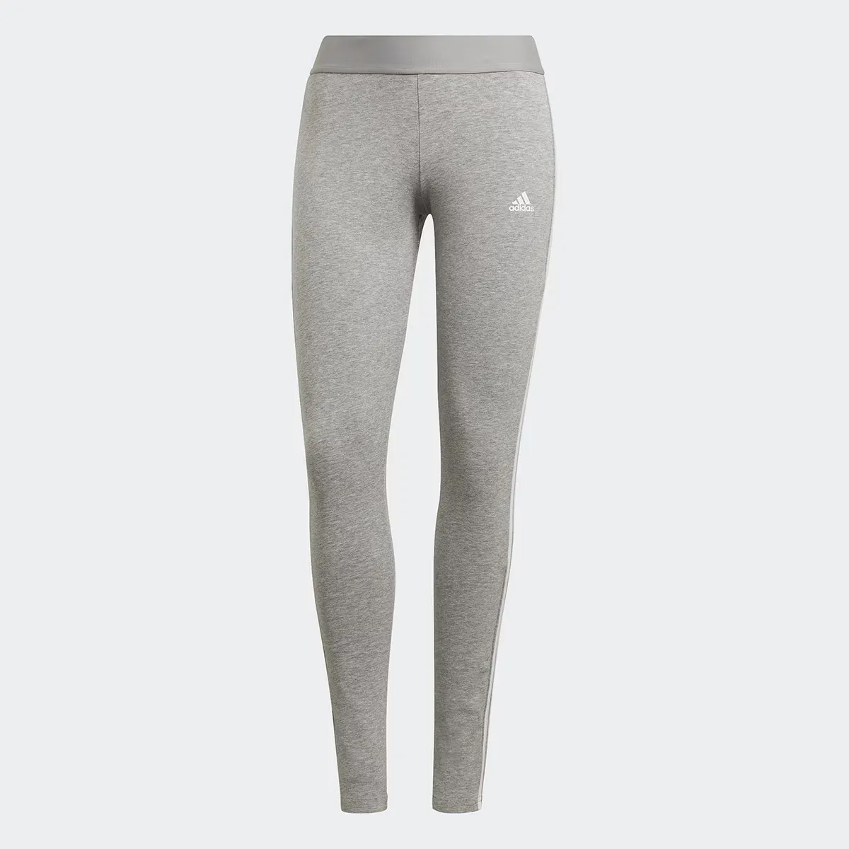 

Женские леггинсы Adidas на ногах 3S, серый/белый