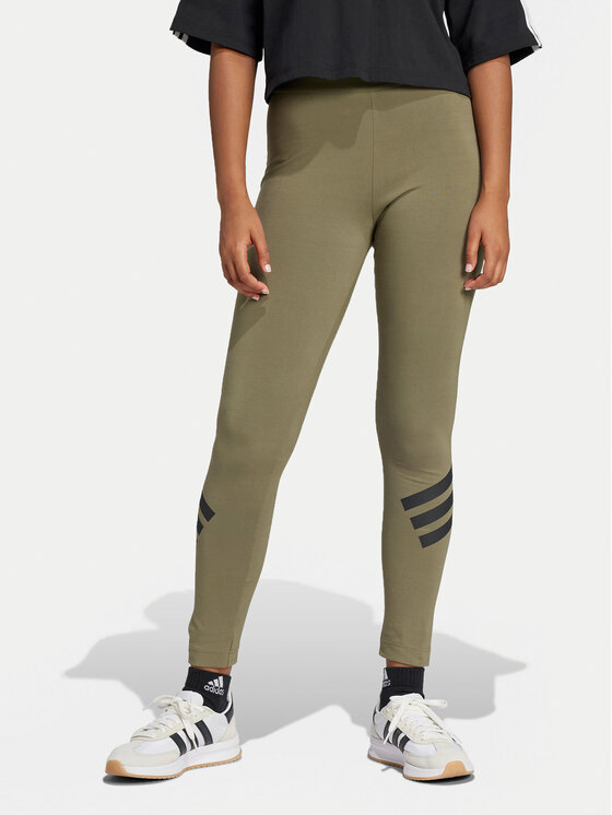 

Облегающие леггинсы Future Icons 3-Stripes JE0221 Adidas, зеленый