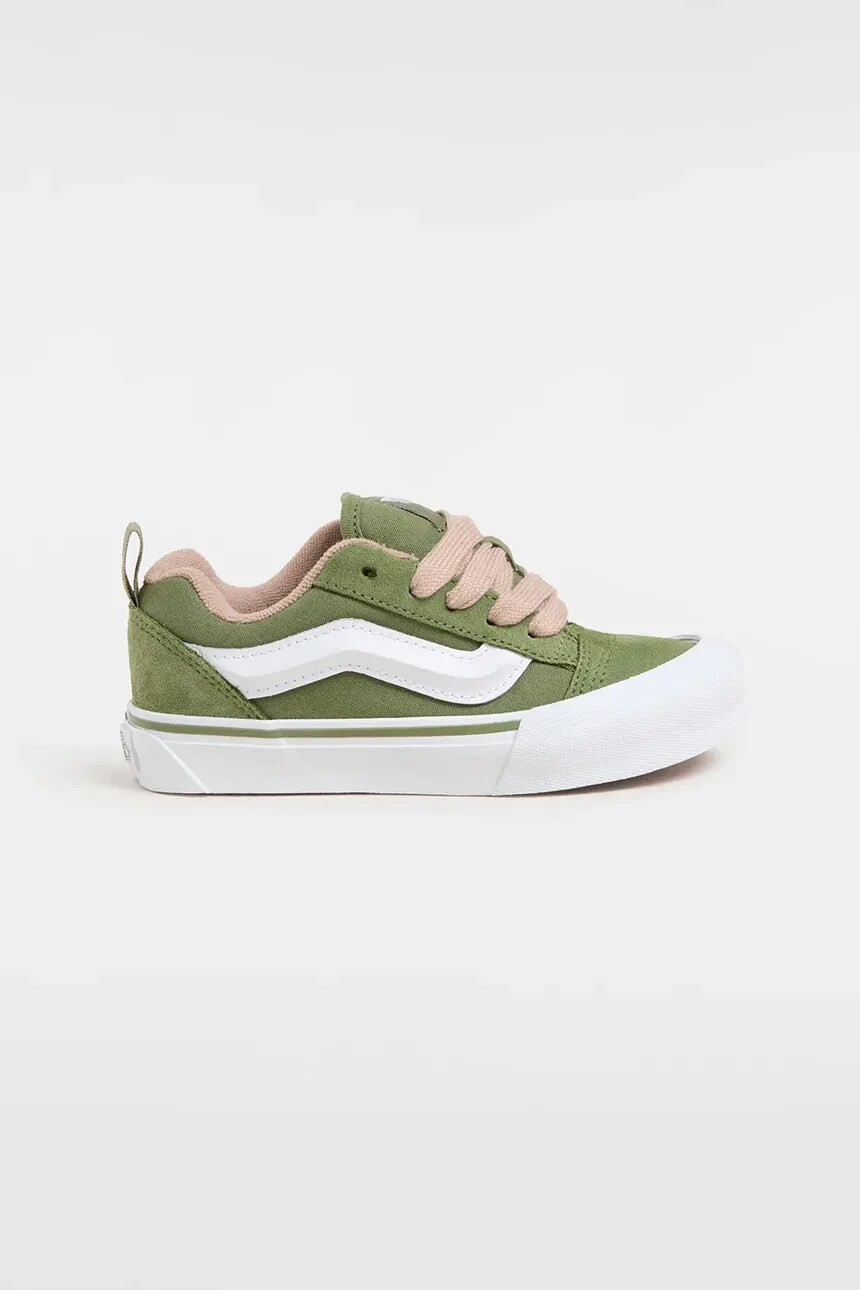Кроссовки Knu Skool Kids Vans, зеленый — фото 2