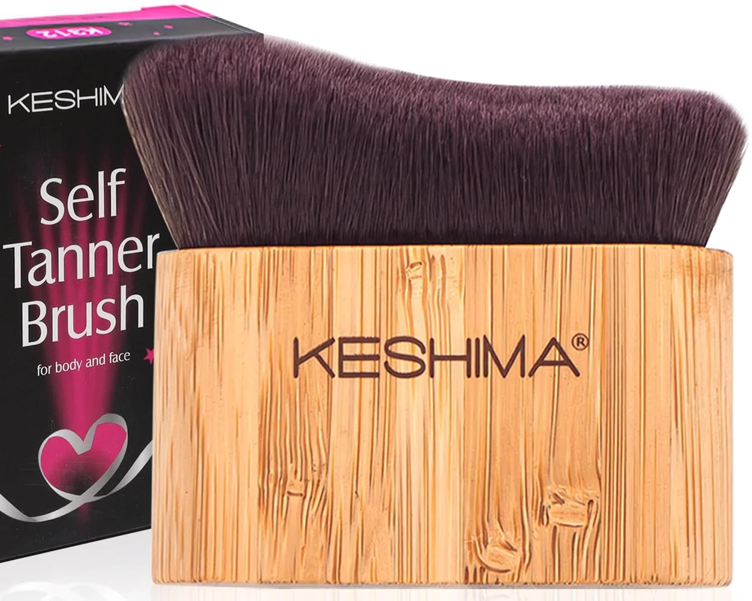 Большая кисть для автозагара Keshima Kabuki для лица и тела Keshima