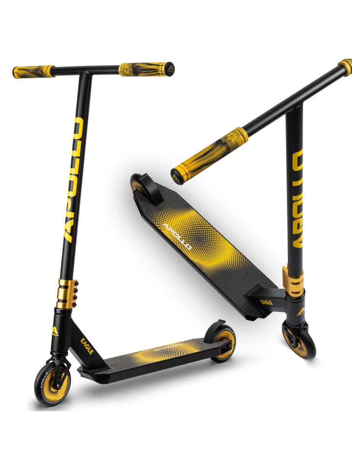 

Apollo Детский трюковый самокат "Орел" в черно-золотом цвете