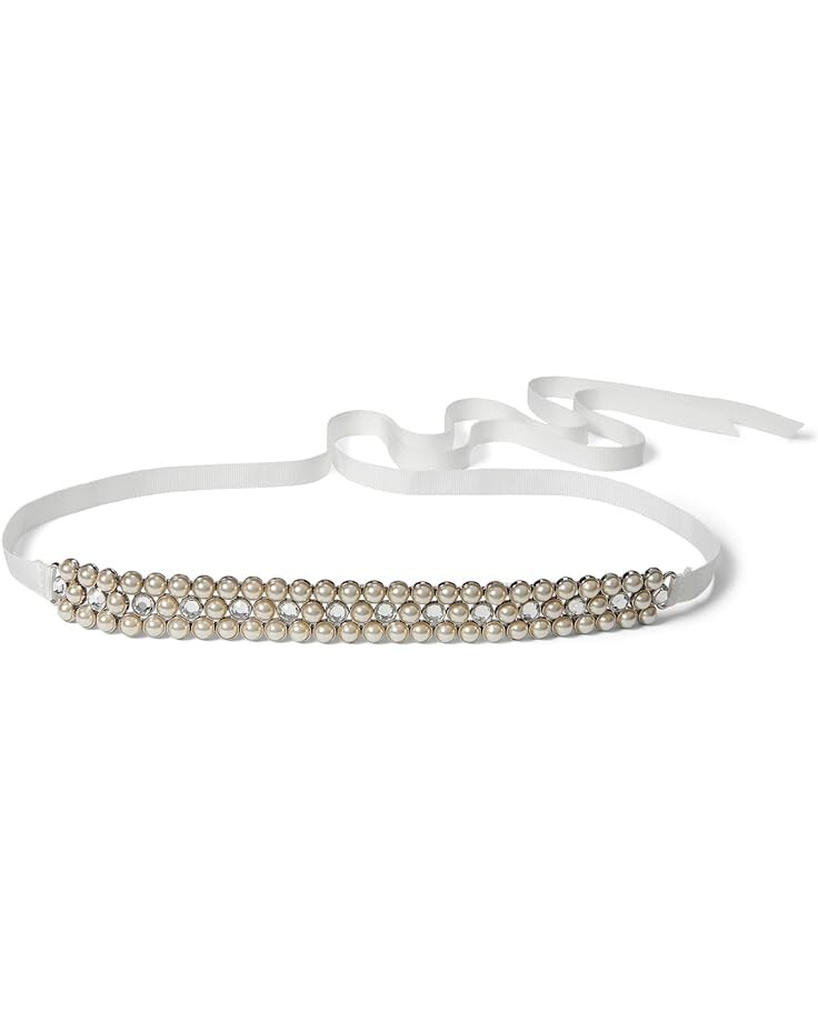 

Ремень Kate Spade New York Pearl Bridal Belt, цвет White/Silver