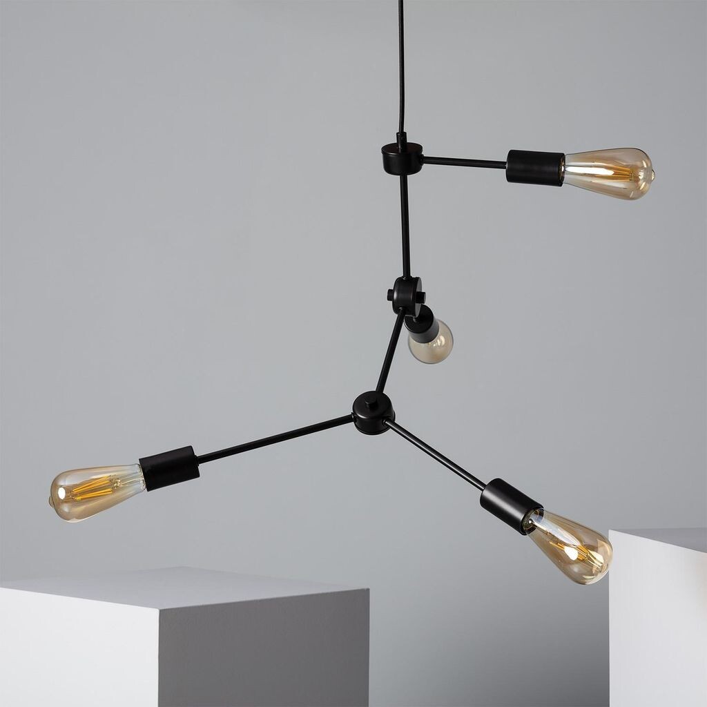 

Подвесной светильник из металла Molecular Black LEDKIA, черный