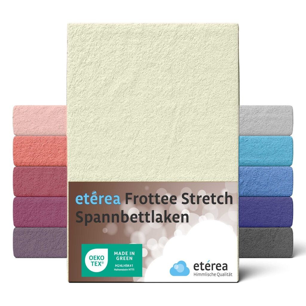 

Etérea махровая простыня 60x120см - 70x140 - 80% хлопок 20% полиэстер, махровая простыня высотой до 25 см - плоская простыня (2 шт. в упаковке) 60x120 - 70x140 см натуральный Etérea Himmlische Qualität