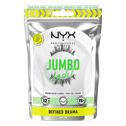 

Nyx Professional Makeup Jumbo Lash Vegan накладные ресницы, держатся до 12 часов