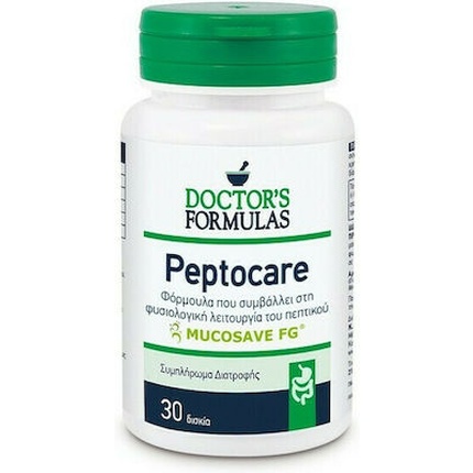 

Peptocare - 30 капсул для здоровья пищеварительной системы Doctor's Formulas