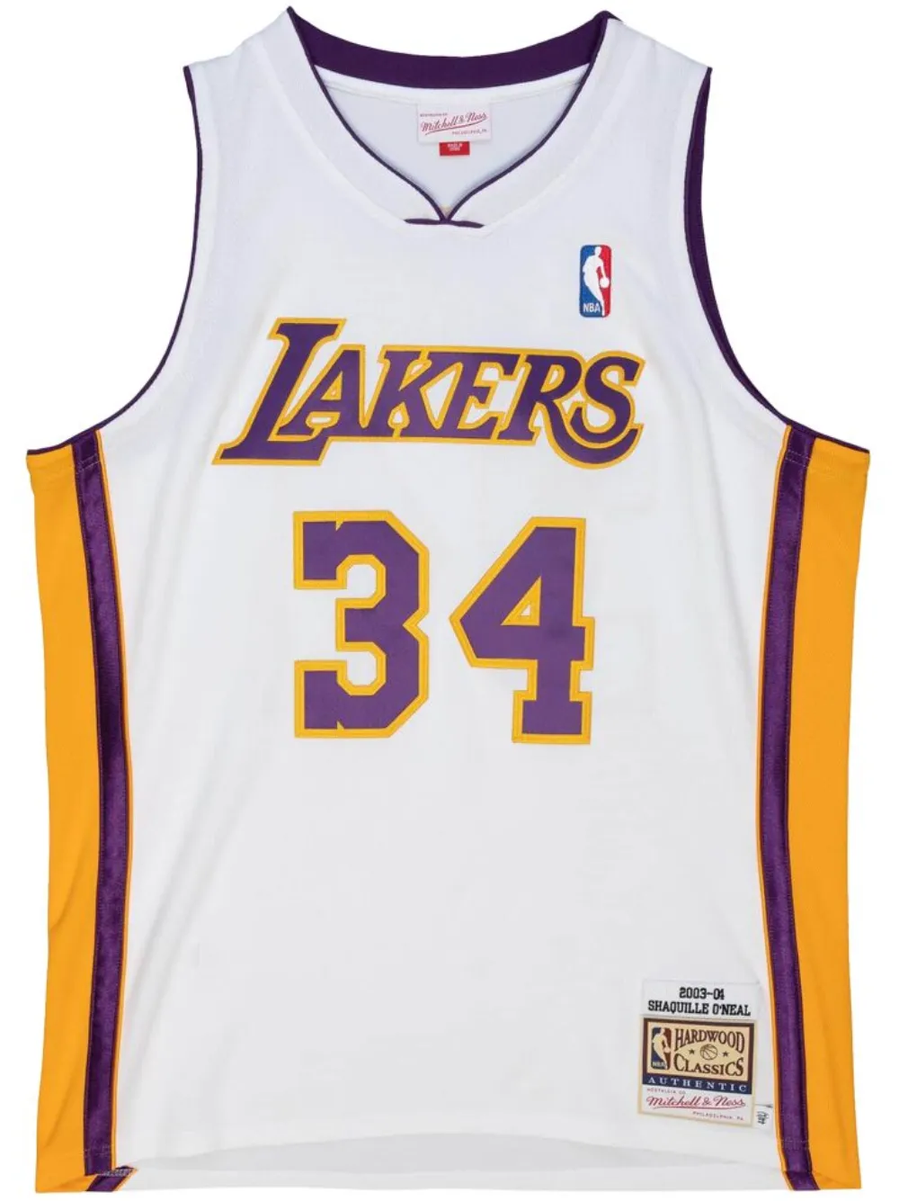

Топ NBA LA Lakers 03-04 Shaquille O'Neal Mitchell & Ness, белый
