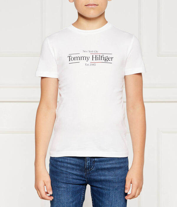 

Футболка Tommy Hilfiger с логотипом, белый