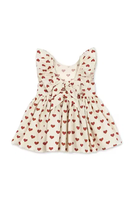 Платье мини с бантом Cianna Bow Dress Konges Slojd, розовый — фото 3