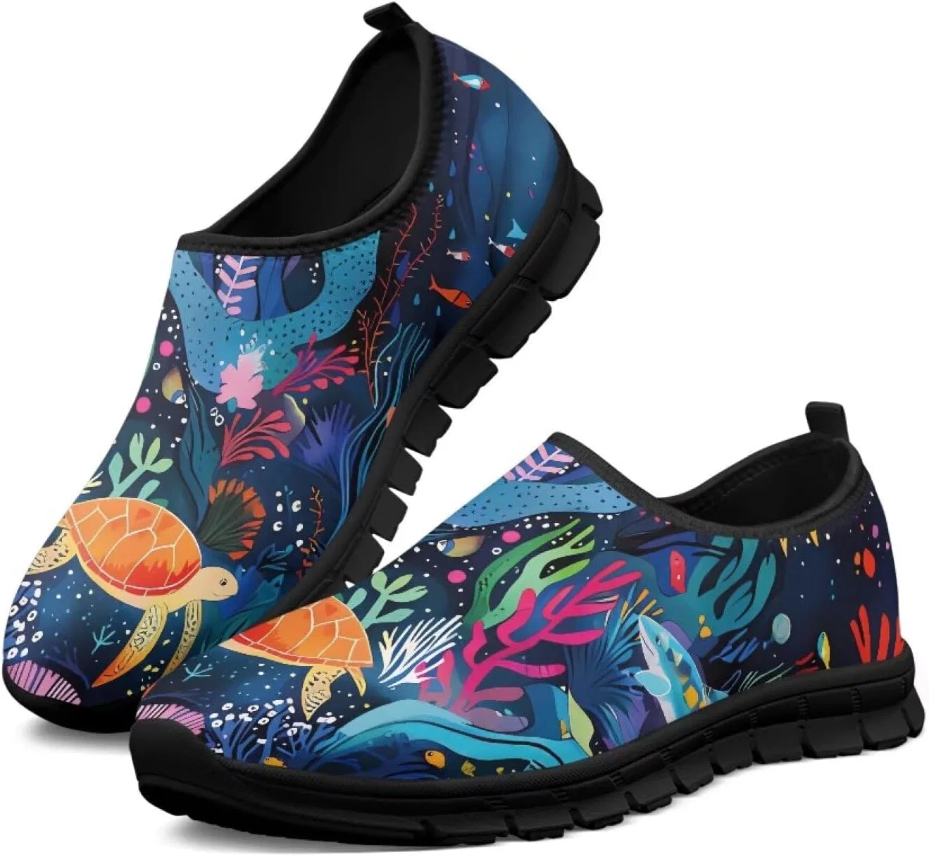 Кроссовки повседневные Doojoayie, Art Turtle
