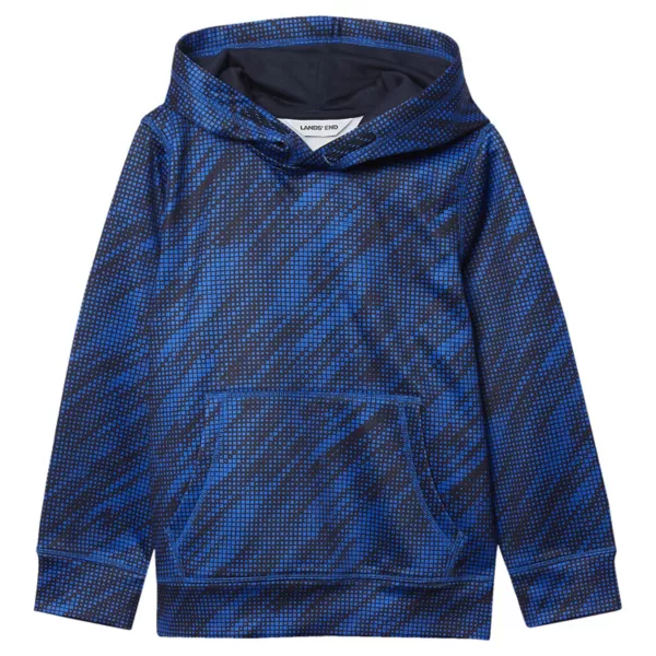 

Толстовка Active Hoodie для мальчиков 6-16 лет, обычная и хаски расцветка Lands' End, цвет blue sport streak