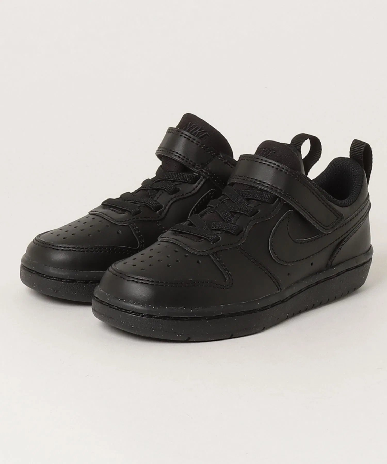 Детские кроссовки NIKE Court Borough Low Recraft чёрные