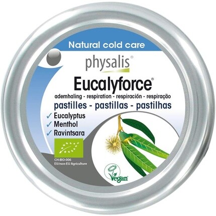 

Пастилки Eucalyforce для облегчения дыхания Bio 45G, Physalis