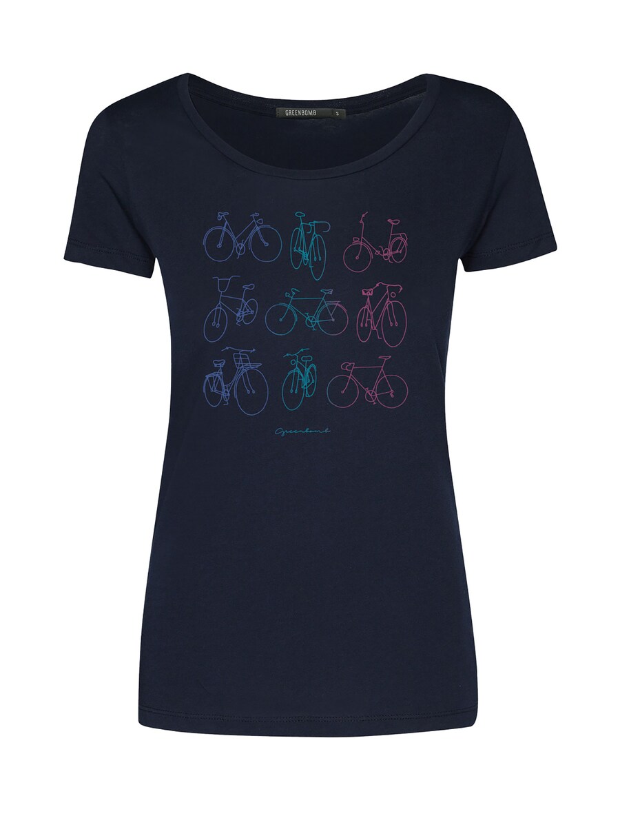 

Рубашка GREENBOMB Bike Choice, цвет Blue/marine blue
